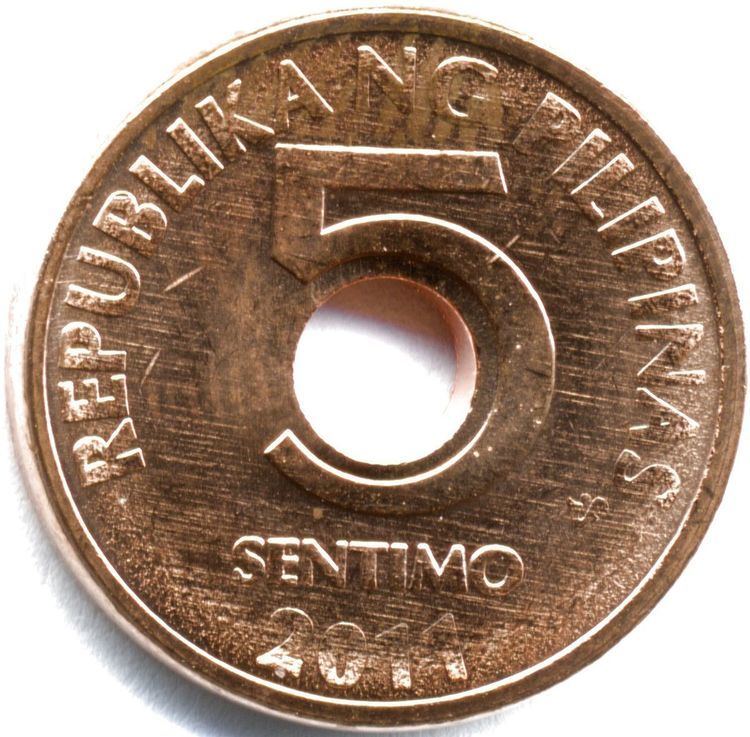 Philippine five centavo coin