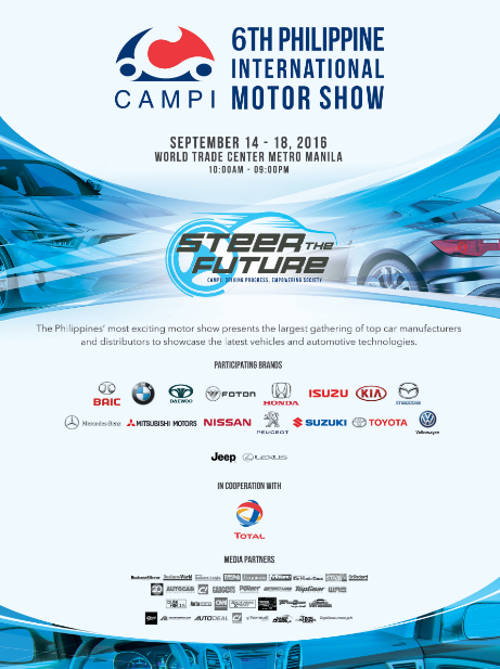Philippine International Motor Show CAMPI to stage the 6th Philippine International Motor Show CAMPI