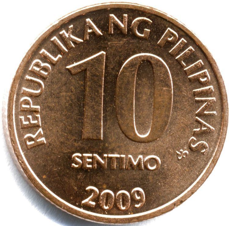 Philippine ten centavo coin