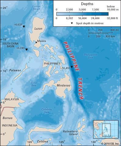 Philippine Trench Philippine Trench trench Pacific Ocean Britannicacom