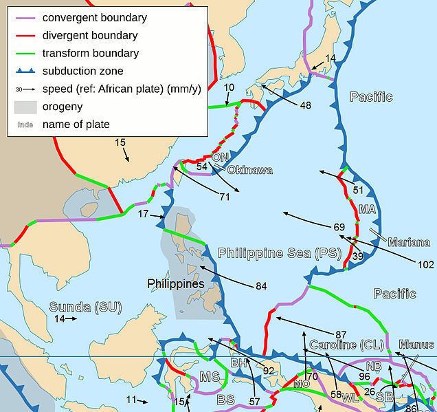 Philippine Trench GEO130 OCEANOGRAPHY