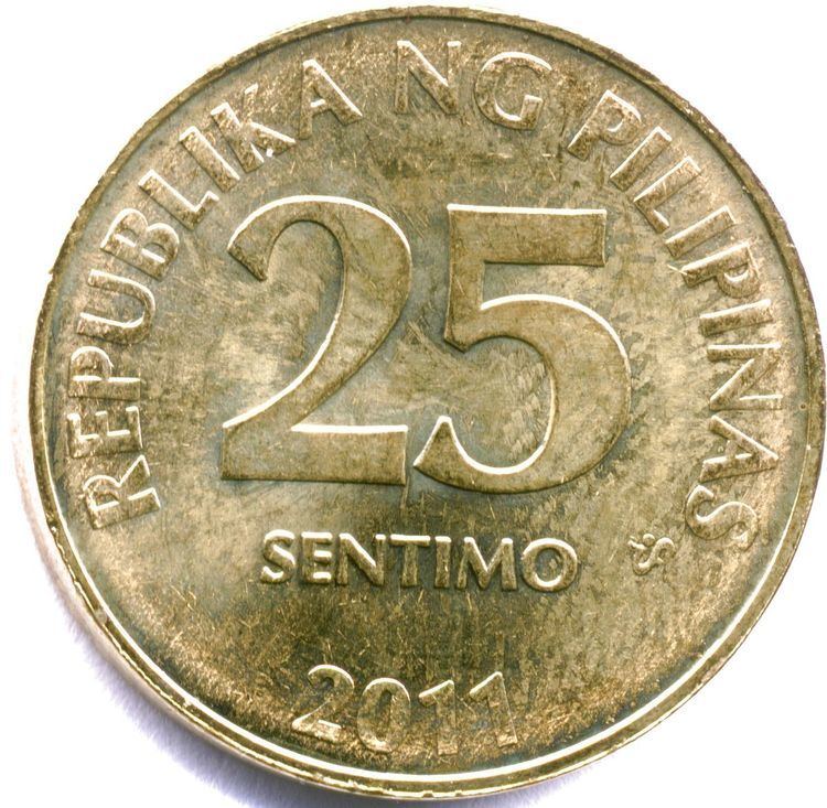 Philippine twenty-five centavo coin