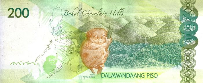 Philippine two hundred peso note