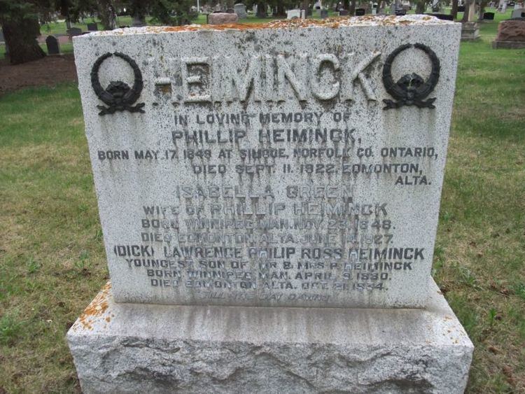 Phillip Heiminck Phillip Heiminck 1849 1922 Find A Grave Memorial