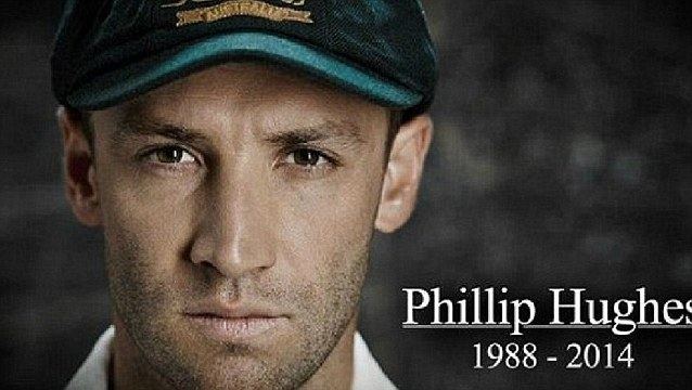 Phillip Hughes Phillip Hughes dies at the age of 25 after being struck in