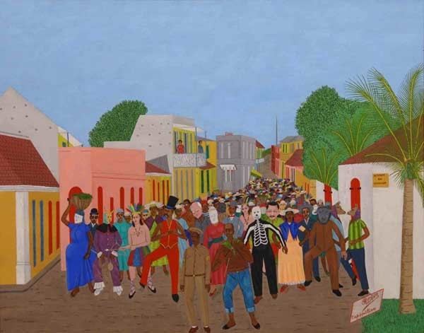 Philomé Obin A Haitian Painting by Philome Obin
