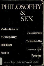 Philosophy of sex httpscoversopenlibraryorgbid6550814Mjpg