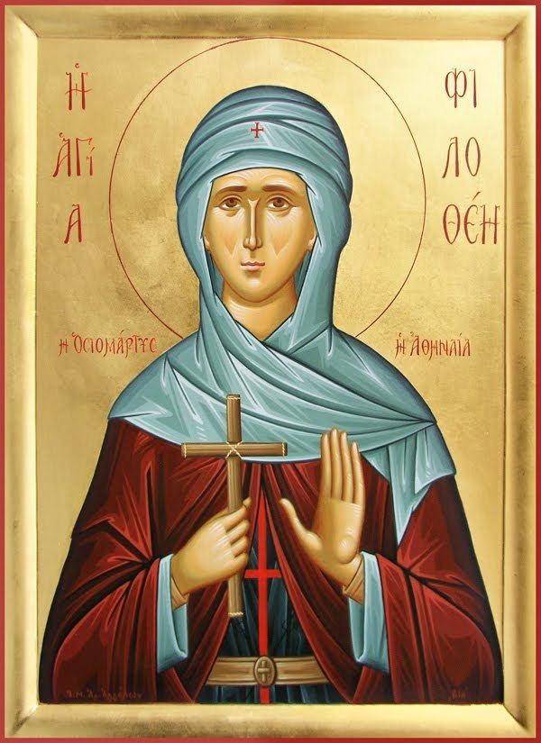 Philothei Full of Grace and Truth St Philothei the Righteous Martyr of Athens