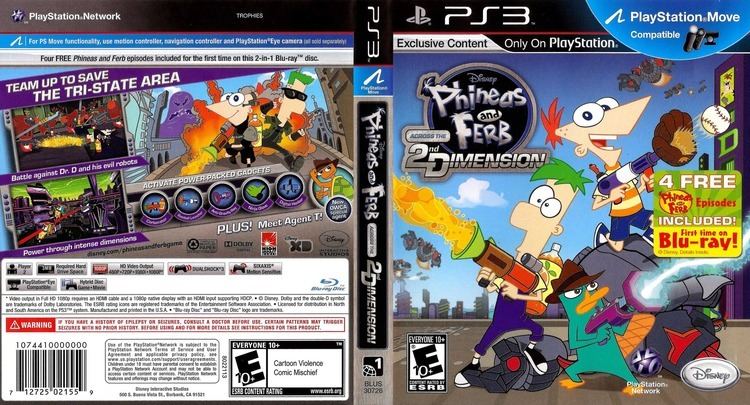 Phineas and Ferb: Across the 2nd Dimension (video game) artgametdbcomps3coverfullHQUSBLUS30726jpg