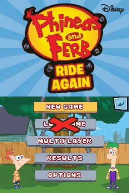 Phineas and Ferb: Ride Again Phineas and Ferb Ride Again DSi Enhanced U ROM lt NDS ROMs