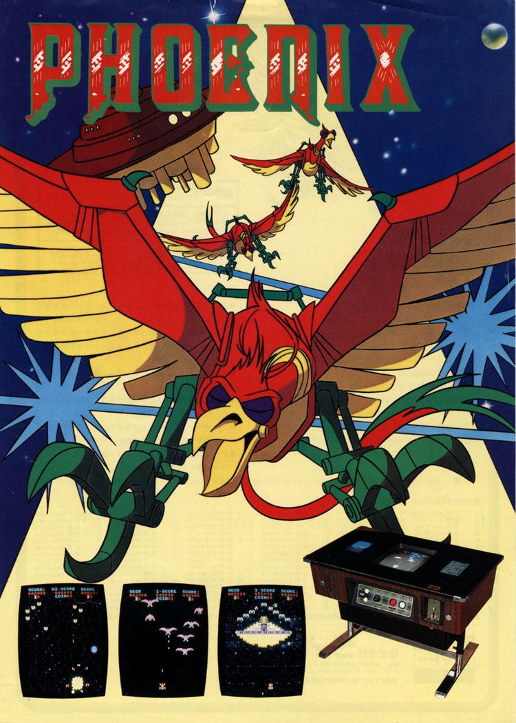 Phoenix (video game) flyersarcademuseumcomflyersvideotaito281275