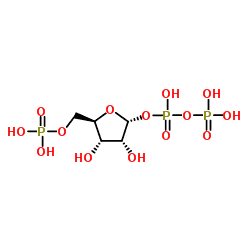 Phosphoribosyl pyrophosphate Phosphoribosyl pyrophosphate C5H13O14P3 ChemSpider