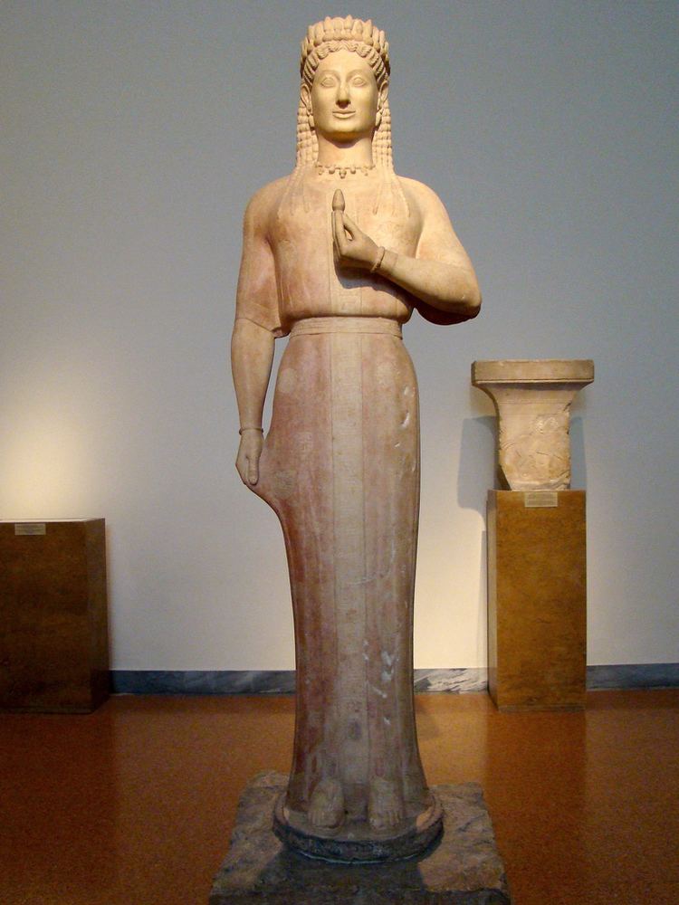 Phrasikleia Kore Phrasikleia from Merenda Attica ca 540 BCE National Arch Flickr