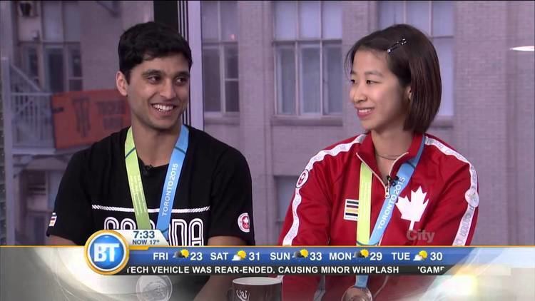 Phyllis Chan Badminton athletes Andrew DeSouza and Phyllis Chan on Pan Am Games