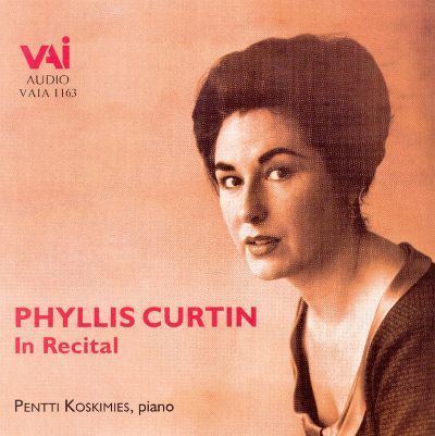 Phyllis Curtin Phyllis Curtin In Recital Sibelius Festival 1963