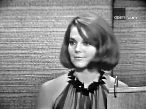 Phyllis Newman What39s My Line Natalie Wood PANEL Phyllis Newman