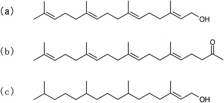 Phytol Biphasic Effects of Geranylgeraniol Teprenone and Phytol on the