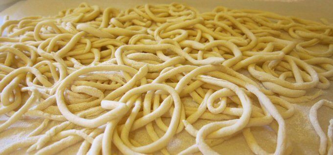 Pici Pici hand made spaghetti San Casciano dei Bagni