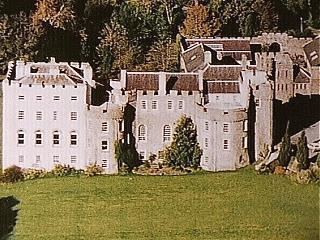 Aerial view of Picton Castle