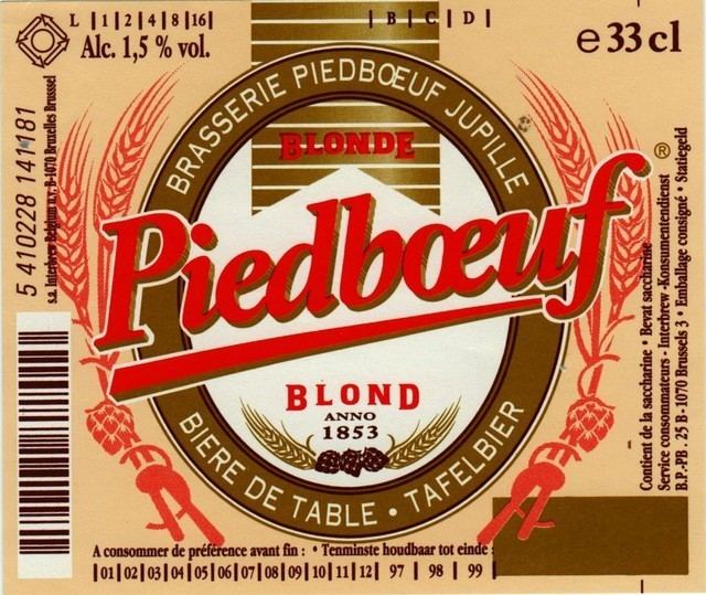 Piedboeuf Brewery wwwlabelcolectorbeliegeBr20Piedboeuf20Jupi