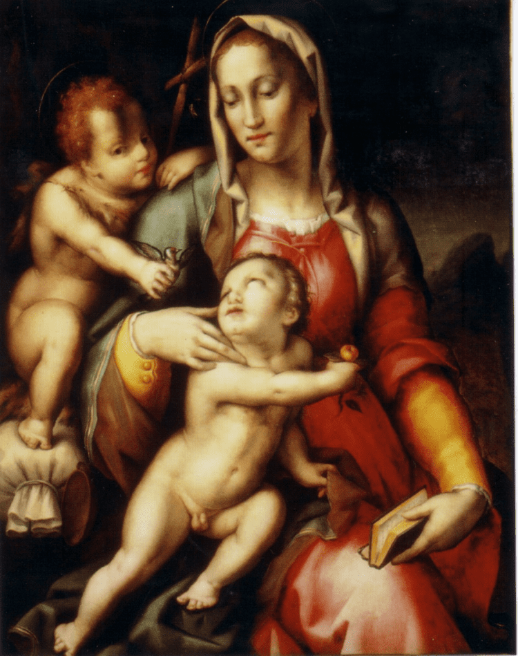 Pier Francesco Foschi Madonna and Child with Saint John the Baptist Old