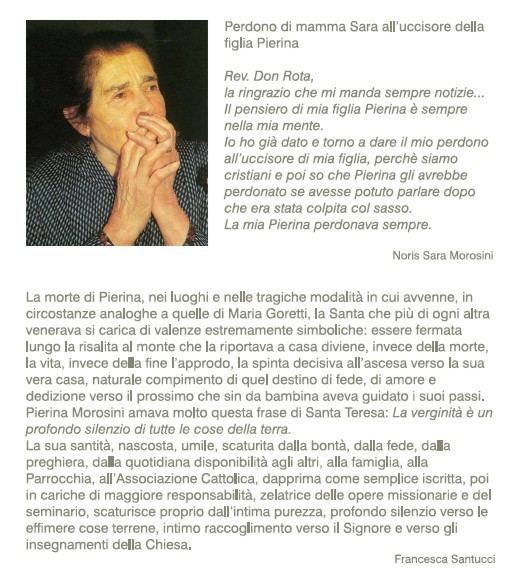 Pierina Morosini wwwletteraturaalfemminileit Museo dedicato alla Beata