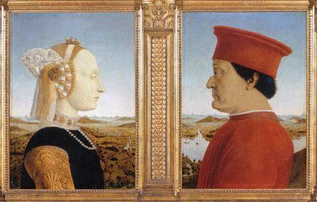Piero della Francesca Portraits of the Dukes of Urbino by Piero della Francesca