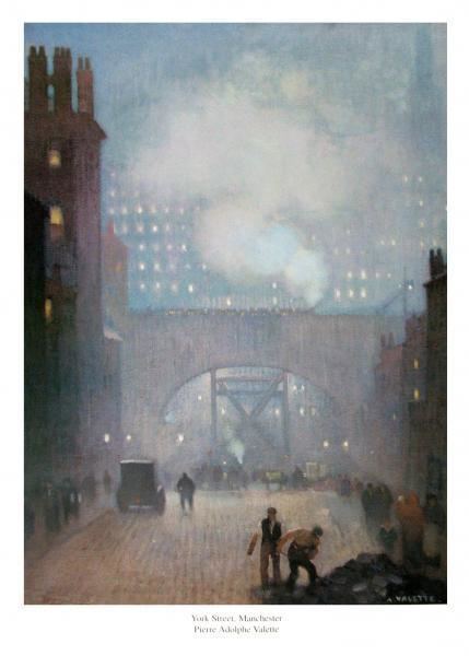 Pierre Adolphe Valette York Street Manchester by Pierre Adolphe Valette