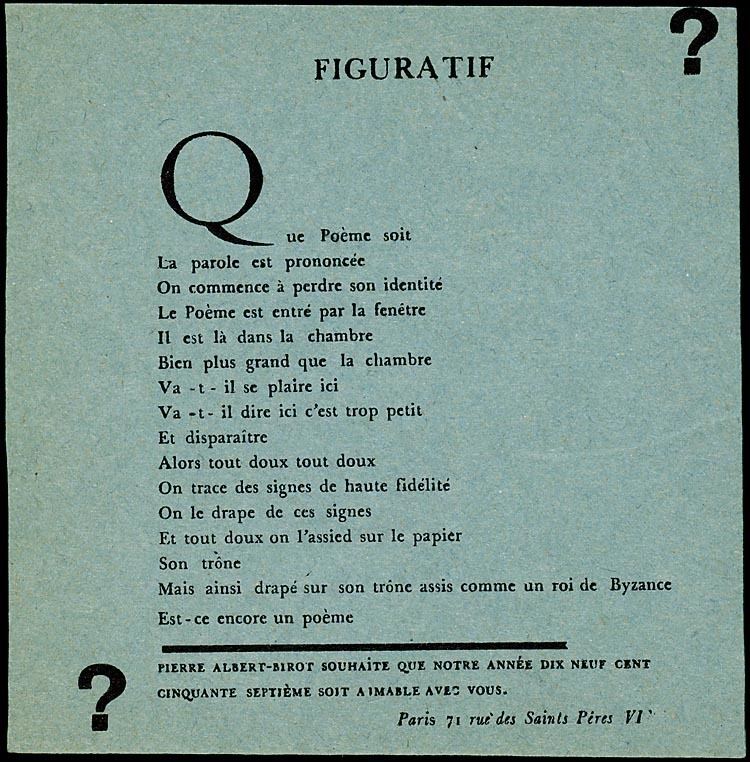 Pierre Albert-Birot De temps en temps Koninklijke Bibliotheek