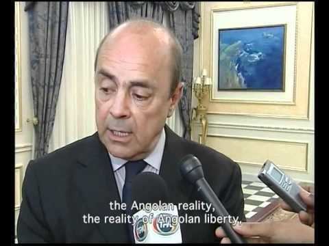 Pierre Falcone Pierre Falcone on Angolas public television at his visit to