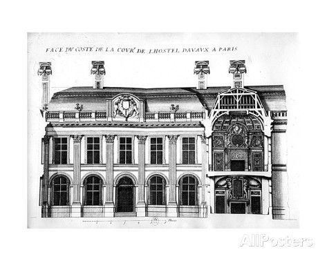 Pierre Le Muet Htel dAvaux built in the 17th century Paris with architect