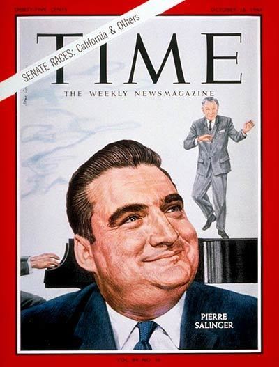 Pierre Salinger TIME Magazine Cover Pierre Salinger Oct 16 1964