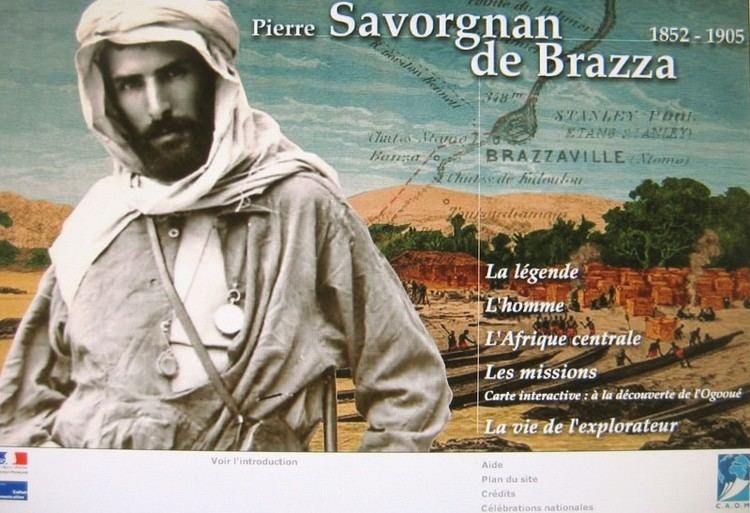 Pierre Savorgnan de Brazza Pierre Savorgnan de Brazza 18521905 expo CAOM