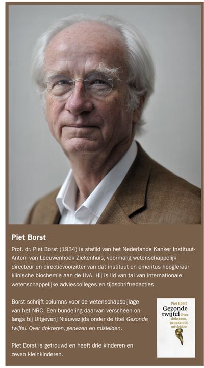 Piet Borst Veel mensen willen een medicijnman medischcontact