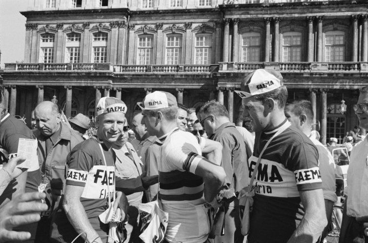 Piet van Est Tour de France 1962 Piet van Est Rik Van Looy and Huub Zilverberg