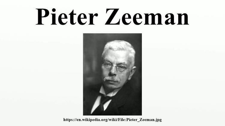 Pieter Zeeman Pieter Zeeman YouTube
