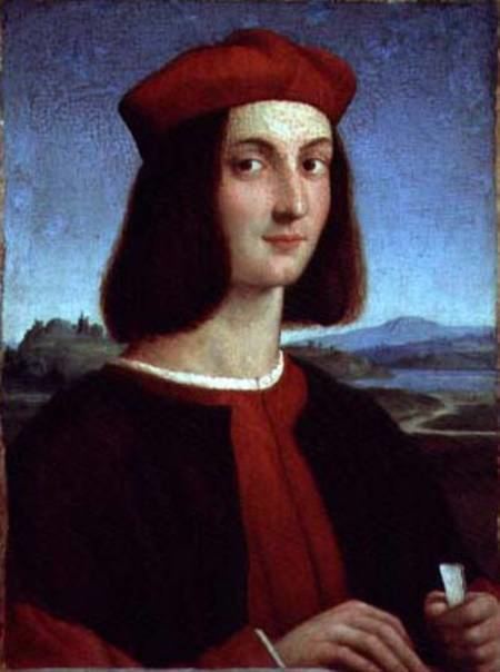Pietro Bembo Portrait of the Young Pietro Bembo Raffael eigntl