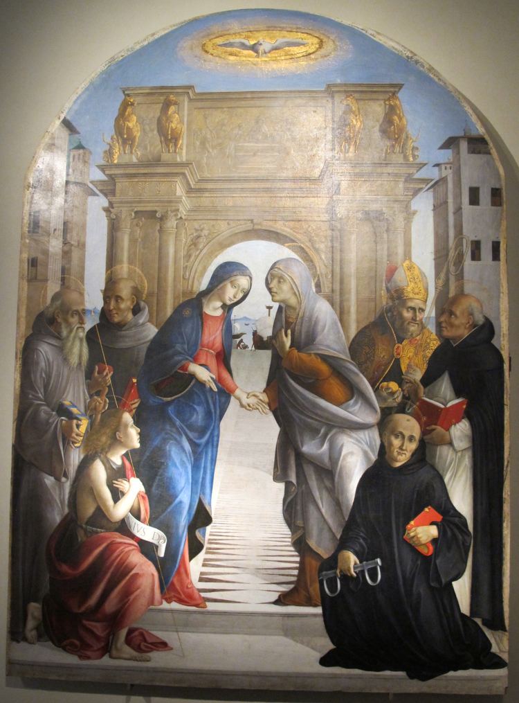 Pietro di Francesco degli Orioli FilePietro di francesco degli orioli visitazione con santiJPG
