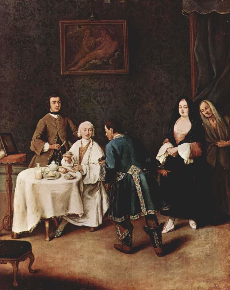 Pietro Longhi A Visit to a Lord Pietro Longhi WikiArtorg