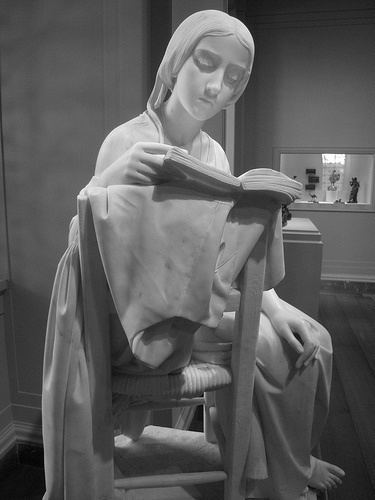 Pietro Magni (sculptor) The Reading Girl by Pietro Magni 1861 The Fine Art of Reading