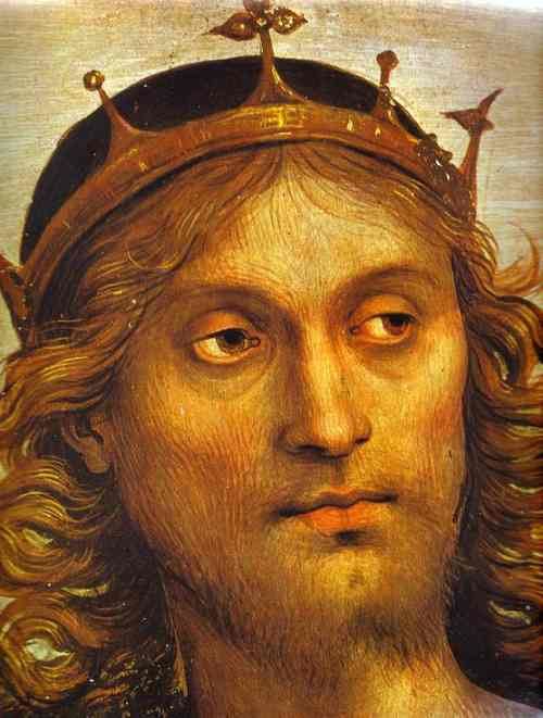 Pietro Perugino Pietro Perugino The Almighty with Prophets and Sybils detailJPG