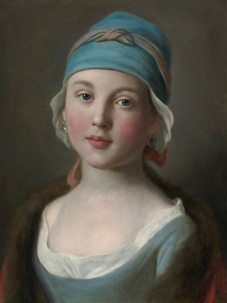 Pietro Rotari Portrait of a Russian Girl by ROTARI Pietro Antonio