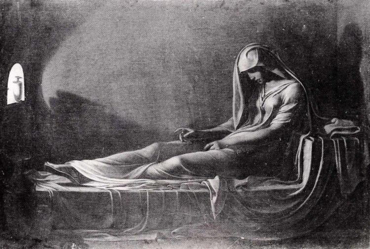 Pietro Saja Two closely related Paintings of a Vestal Virgin Pietro Saja
