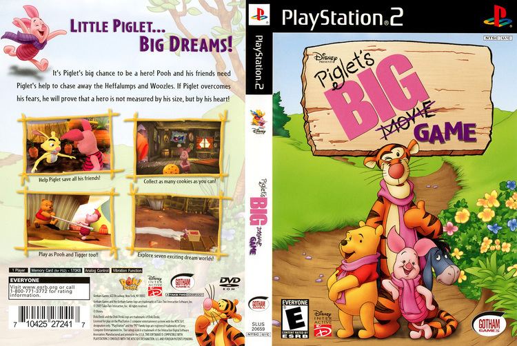 Piglet's Big Game Piglets Big Game Cover Download Sony Playstation 2 Covers The