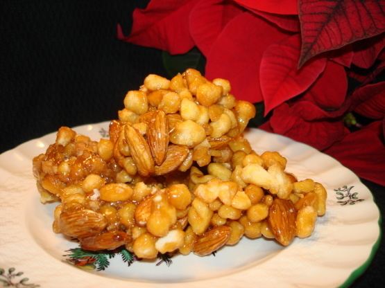 Pignolata Italian Honey Balls Pignolata Or Struffoli Recipe Foodcom