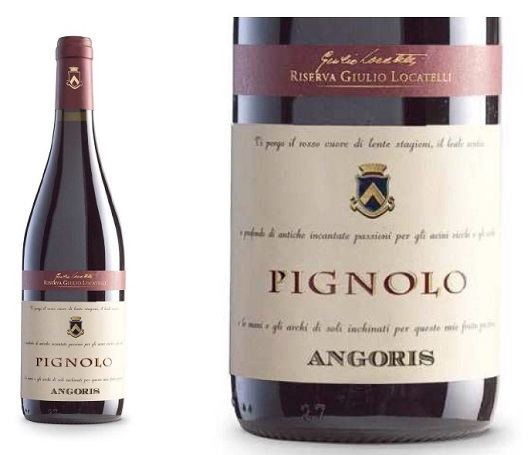 Pignolo (grape) Pignolo Riserva Giulio Locatelli Tenuta di Angoris