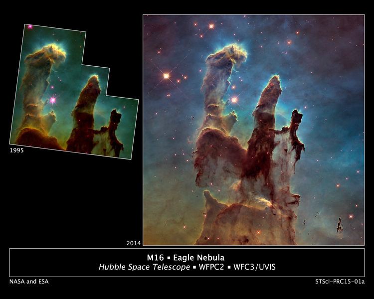 Pillars of Creation Hubble Revisits Iconic 39Pillars of Creation39 in HD NASA