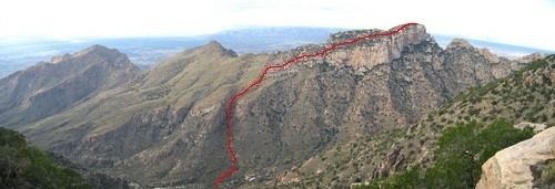 Pima Canyon Pima Canyon Gully Climbing Hiking amp Mountaineering SummitPost