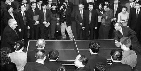 Ping-pong diplomacy The New quotPing Pong Diplomacyquot Hollywood Style BALANCE OF CULTURE