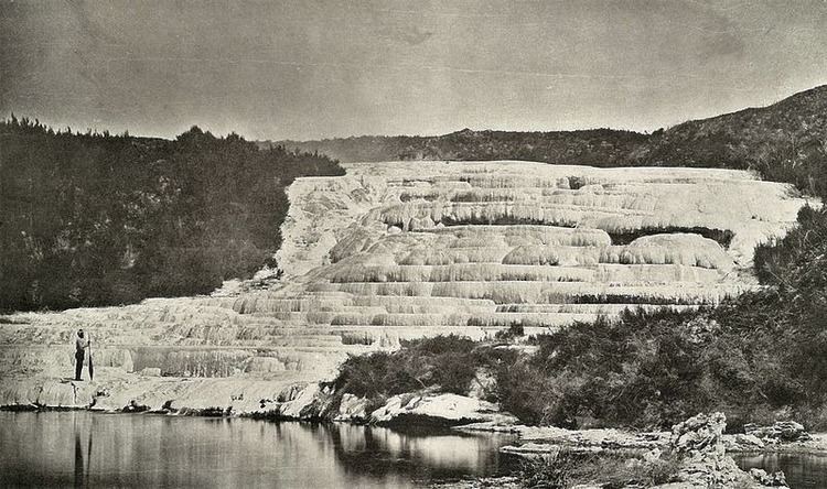 Pink and White Terraces The Lost Pink and White Terraces of Lake Rotomahana Amusing Planet